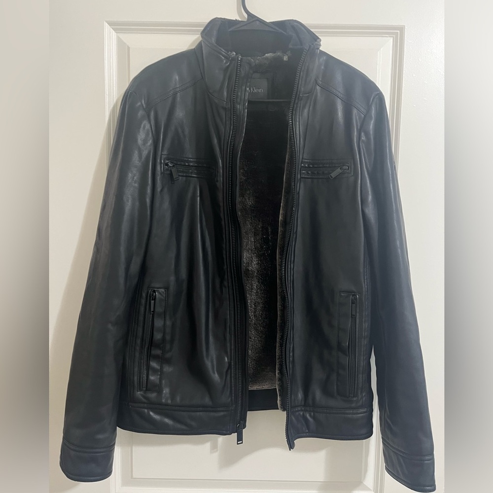 Black Calvin Klein men’s jacket